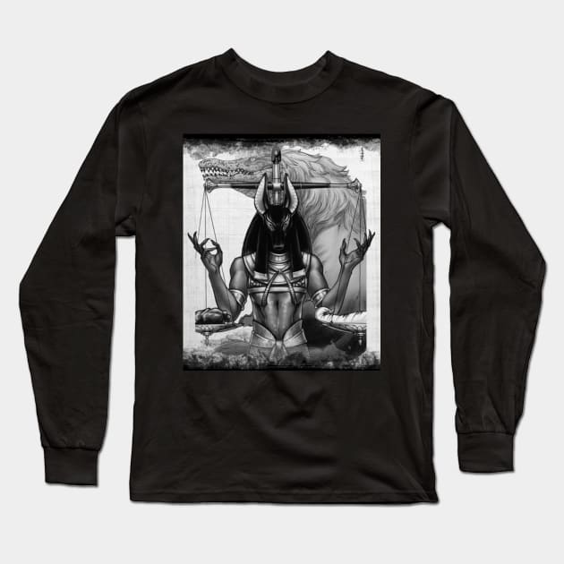 Fontaine Exclusives Sobek & Anubis #121 Long Sleeve T-Shirt by Fontaine Exclusives